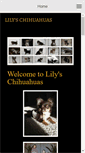 Mobile Screenshot of lilyschihuahuas.com
